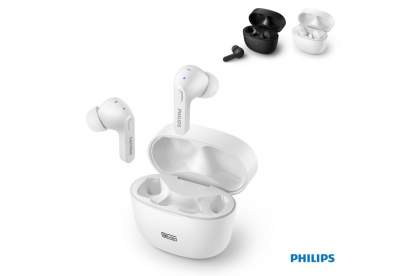Diese spritzwassergeschützten und schweißresistenten Philips Ohrhörer bieten einen großartigen Klang mit bis zu 18 Stunden Wiedergabezeit. Dank der IPX4-Einstufung und der leistungsstarken 6-mm-Treiber genießen Sie bei jedem Wetter einen hervorragend...