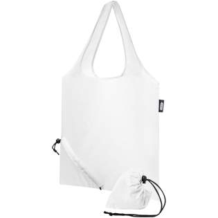 Sac shopping avec compartiment principal ouvert. La hauteur des poignées est de 26 cm. Fonction unique de repli avec fermeture par cordon de serrage. Peut supporter jusqu'à 5 kg. 