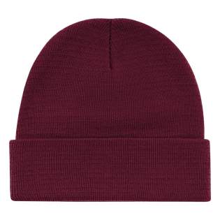 If you are looking for a hat made of recycled material, choose our 100% RPET knitted hat. Available in multiple colours.