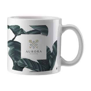 Mug made of high-quality ceramics in a pleasant size. Fits under nearly every coffee machine. The perfect mug for all full colour prints, including photos. Dishwasher safe. Capacity 260 ml.