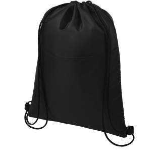 Sac isotherme doté d'une fermeture à cordon de couleur noire. Dispose d’une poche avant ouverte. Capacité de 12 canettes. Capacité de charge maximale de 5 kg.