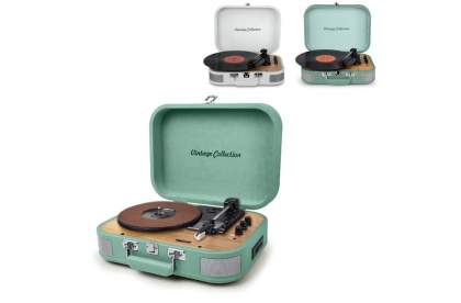 With this record player from Muse you can not only play your "old" LPs or singles, you can also connect an external device via the AUX connection. Just as you can easily stream your music from your tablet or smartphone via Bluetooth. Via a USB connec...