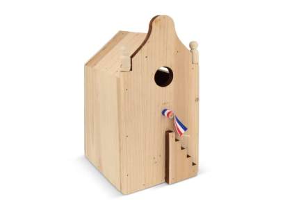 Presenting our Bird House, a cozy haven for feathered friends. Crafted from FSC wood, it's both eco-friendly and stylish. Invite nature into your garden while promoting avian biodiversity. A charming addition to any outdoor space.