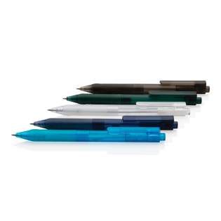 The latest member of the X pen family with a sophisticated look and beautiful frosted finish. Perfect for communicating your brand message. The silicone grip adds even more writing comfort. Including ca. 1200m writing length German Dokumental® blue i...