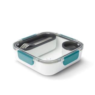 Inspired by the very first lunch box design from Black+Blum. Designed to look like a ceramic bowl, the Lunch Box Original includes an inner container as well as a leak-proof sauce pot with a garnish area in the lid, and a stainless-steel fork. Microwave and dishwasher safe, apart from tritan lid.