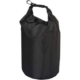 A waterproof bag great for the outdoors. The roll-top closure with plastic buckle ensures valuables are kept dry and safe. Can be easily attached to a bag or belt. When rolled down and buckled the content capacity is 10 litres.