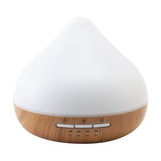 Creëer een rustgevende sfeer in huis of op kantoor met de Grundig Aroma Diffuser LED. Deze ABS diffuser verspreidt geuren en bevochtigt de lucht voor een frisse en ontspannen omgeving. Geschikt voor etherische oliën (niet meegeleverd). Met 7 kleuren LED-verlichting, timer en een waterreservoir met een inhoud van 350 ml. Input 5V/1A Type-C. Inclusief USB-A/USB-C kabel (150 cm) en gebruiksaanwijzing. Per stuk in FSC® gecertificeerde kraftdoos.