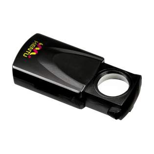 Compact, retractable magnifying glass with magnification factor 30 and a built-in LED light. Batteries incl. Each item is supplied in an individual brown cardboard box.