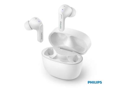 Diese spritzwassergeschützten und schweißresistenten Philips Ohrhörer bieten einen großartigen Klang mit bis zu 18 Stunden Wiedergabezeit. Dank der IPX4-Einstufung und der leistungsstarken 6-mm-Treiber genießen Sie bei jedem Wetter einen hervorragenden Klang.