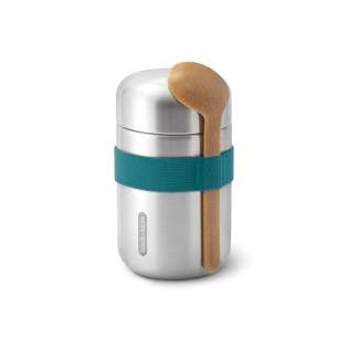 We have updated our best-selling Food Flask by adding a stainless-steel underside to the lid meaning that food has no contact with any plastic. The ladle spoon now includes sustainably sourced wood fibre and the product is now packaged in a gift box. The flask is vacuum sealed to keep food hot for up to 6hrs and cold for up to 8hrs. Handwash only - spoon is dishwasher safe<br /><br />HoursHot: 6<br />HoursCold: 8