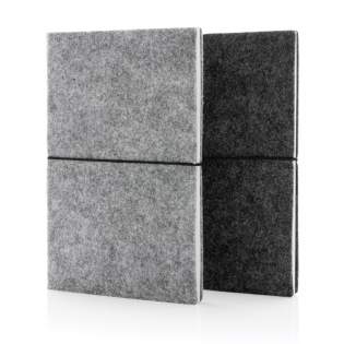 This beautiful recycled felt notebook is perfect for all your notes. The cover and inner pages are made from 100% GRS certified materials. GRS certification ensures a completely certified supply chain of the recycled materials. Total recycled content...