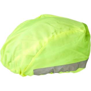 Ideal helmet safety cover for cyclists that increases visibility. Made of high performance waterproof WP 600 lime fluorescent material with reflective film. This product is not classified as a personal protective equipment as per Regulation EU/2016/425.