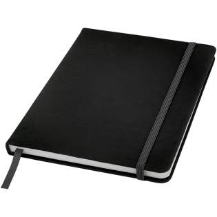 Le carnet Spectrum n'est pas seulement un élément essentiel du bureau, mais aussi une excellente occasion de promouvoir votre marque. Le carnet avec couverture en carton possède une couverture rigide et 96 feuilles lignées de 60 g/m², idéales pour noter des idées rapides ou de longues notes. Le format A5 est pratique car il se glisse facilement dans un sac.