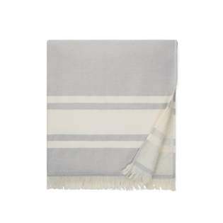 Hammam towel designed with two different types of texture, one side in terry and the other side in plain weave. The two-sided design makes this towel the ultimate companion when you're at the beach, by the pool, or when on an adventure outdoors. It has an excellent absorbency and dries up quickly. The towel is crafted from 75% cotton and 25% polyester and has a thickness of 360 gsm. Measurements: 180x80cm, fringes in 5cm excluded. OEKO-TEX® STANDARD 100. 09.HIN.68091. Hohenstein HTTI.