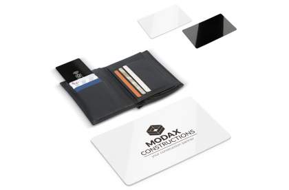 Put this card in your wallet between RFID enabled bank cards and prevent fraud with bank cards stacked next to the blocker by illegal use of RFID scanners and readers. The card is fitted with a resistant foil which disrupts the frequency of card read...