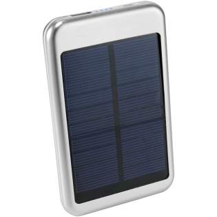 De Bask Solar powerbank is ideaal voor op de camping of voor een dagje op het strand. De powerbank heeft een capaciteit van 4000 mAh met een output van 5V/2A. Werkt op zonne-energie en kan daarnaast worden opgeladen met de meegeleverde micro-USB-USB kabel die ook kan worden gebruikt voor het opladen van apparatuur met een micro-USB ingang.