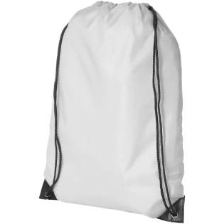 The Oriole drawstring bag is easy to hand out as a gift to promote your brand or marketing campaign. This lightweight bag is budget-friendly, easy to carry on the back or on the shoulder and offers enough space for adding a logo or other messages. The drawstring makes it easy to open and close, and the 210D polyester material is strong and durable.