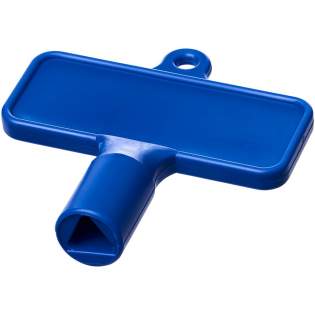 Utility key for items such as radiators, meterboxes, street poles. The dimensions for the opening is a triangular shape with 8 mm edges.