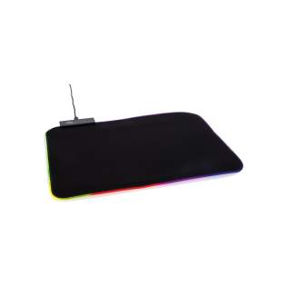 Become a gaming hero with this RGB gaming mousepad. Low friction surface ensures fast and precise tracking for both optical and laser sensor. The nylon mousepad is extra thick to ensure complete control and comfort during your gaming sessions. With anti-slip base to stay in place even in heated gaming moments. With integrated RGB lights that can be set in 15 different modes.  Durable 180 cm wear proof woven cable for extra-long lasting usage. The RGB light can be operated by touch control. Operating voltage: 5V. Item and cable are PVC free.<br /><br />PVC free: true