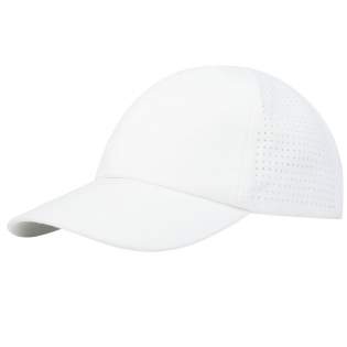 La casquette cool fit Mica 6 panel GRS recycled - un choix de couvre-chef durable. Fabriquée en microfibre de polyester recyclé certifiée GRS de 110 g/m², cette casquette est non seulement plus durable, mais aussi plus confortable. Les panneaux arrière présentent des trous découpés au laser pour une ventilation optimale, ce qui vous permet de rester au frais et à l'aise pendant les activités de plein air. Conçue pour s'adapter confortablement à un tour de tête de 58 cm, la fermeture à boucle métallique permet des ajustements faciles et sûrs. La certification GRS garantit une chaîne d'approvisionnement 100 % certifiée, de la matière première à nos techniques d'impression, ce qui en fait un choix plus durable.