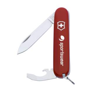 Original Schweizer Taschenmesser aus der Offizierserie von Victorinox mit  ABS Griff, einer Einlage aus anodisiertem Aluminium und Tools aus 100% recyceltem Stahl. 5-teilig mit 8 Funktionen: Messer, Kombiwerkzeug mit Dosenöffner, Kapselheber, Isolierzange, Schraubenzieher, Schlüsselring, Pinzette und Zahnstocher. Inklusive Anleitung und lebenslanger Garantie auf Material- und Herstellungsfehler. Victorinox Messer sind ein globales Symbol für Zuverlässigkeit, Funktionalität und Perfektion. Beachten Sie, dass möglicherweise lokale Vorschriften für den Besitz und / oder das Tragen von Messern oder Multitools in der Öffentlichkeit gelten. Pro Stück in einer Verpackung.