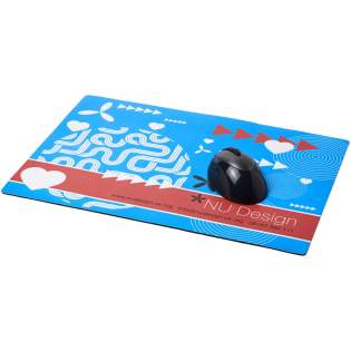 A3 counter mat offering a large branding area and great print quality. Supplied on a quality black foam base.