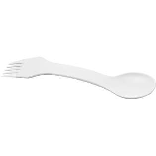 A combined fork and spook with serrated cutting edge. Contains Biomaster antimicrobial technology which provides protection against the growth of harmful micro-organisms on the surface of the item. This is effective for the lifetime of the product. Made in the UK. EN12875-1 compliant and dishwasher safe.