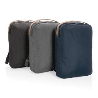 Look sharp in and out of the office with this sleek looking minimalistic design backpack. Enjoy traveling comfortably with the backpack that’s equipped with padded shoulder straps and back panel. The main compartment features a 15.6 inch laptop compa...