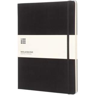 Our extra large Moleskine Classic notebook has the iconic round corners and hard cover. Features an elasticated closure and ribbon book marker. Expandable pocket to the inside back cover. Contains 192 pages of ruled ivory-coloured paper.