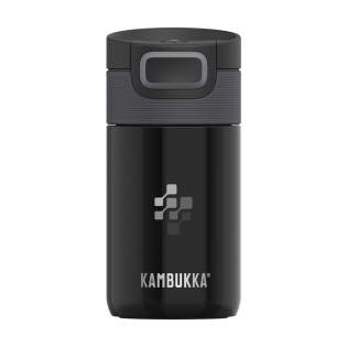 The ideal thermo bottle for when you’re on the go made by Kambukka® • excellent quality • beautiful design • handy and small size • vacuum insulated 18/8 stainless steel • BPA-free • keeps drinks hot for up to 5 hours and cold for up to 11 hours • 3-in-1 lid with 2 drinking positions: push to take a quick sip, or open it completely to drink just as comfortably as from a mug, without spilling • easy to clean thanks to Snapclean®: just pinch and pull to remove the inner, dishwasher-safe mechanism • universal lid: also fits on other Kambukka® drinking bottles • the lid is heat-resistant and dishwasher-safe • non-slip base • 100% leakproof • capacity 300 ml.  STOCK AVAILABILITY: Up to 1000 pcs accessible within 10 working days plus standard lead-time. Subject to availability.