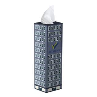 Toren tissue box gevuld met 50 3-laags tissues.