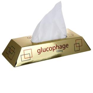 Goudstaaf tissue box gevuld met 50 3-laags tissues.