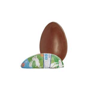 Half milk chocolate Easter egg