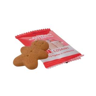 Gingerbread man approx. 5g in transparent foil, full colour printed