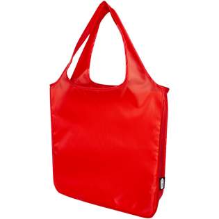 De grote Ash gerecyclede PET-tas is een geweldig alternatief voor plastic tassen. De tas is bestand tegen een gewicht tot 10 kg, heeft een groot open hoofdvak en is opvouwbaar dankzij de eenvoudige elastische lus bij de opening. Met de 30 cm lange hengsels is de tas gemakkelijk over de schouder te dragen.