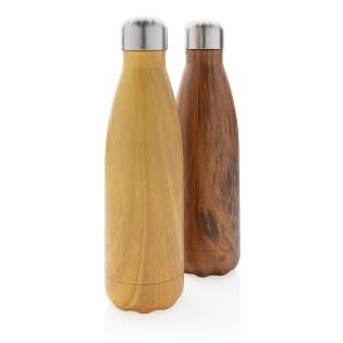 This sleek looking leakproof vacuum insulated stainless steel water bottle will keep you hydrated on the go wherever you are. The all over wood print on the body makes the bottle a real eye catcher. The bottle keeps chilled beverages cold for up to 1...