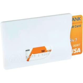 Deze RFID Credit Card beschermer is de perfecte oplossing tegen betalings- en identiteitsfraude, door middel van een electromagnetisch schild. De RFID kaarthouder is smal zodat je hem gemakkelijk in je portemonnee, handtas of broekzak kan bewaren. Beschikt over een groot decoratie-oppervlak.