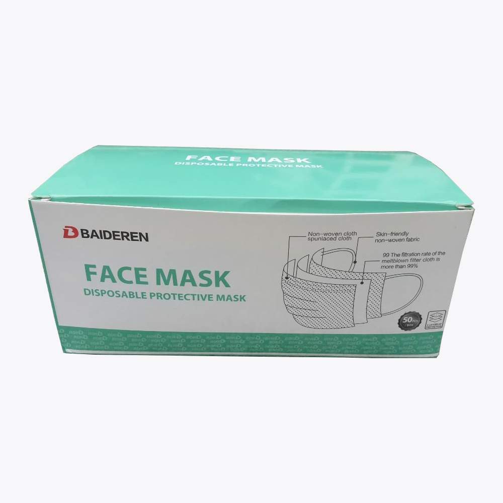 50PCS Disposable Face Mask Elastic Dust Proof Spot Splash Protection for  Health Care Non-medical