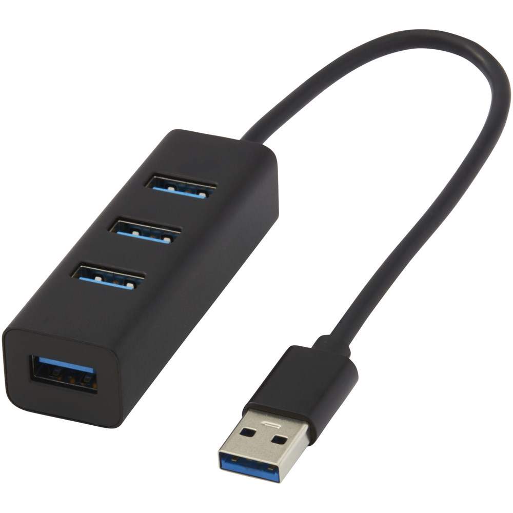 USB-Hub für USB-C mit 4 USB-Anschlüssen 5 Gbit/s Aluminium