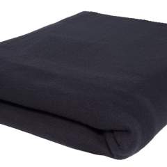 Comfortable fleece blanket. Nice and warm during chilly evenings and handy during summer events. Particularly beautiful with your logo on it as embroidery or a subtle 3D ton sur ton effect with laser.