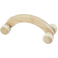 The Volu bamboo massager is specially designed to massage arms, legs, buttocks, thighs, waist, and abdomen. It releases muscle tension, improves blood circulation, reduces neuralgia, eliminates fatigue, and helps to keep muscles healthy. The bamboo used is sourced and produced following sustainable standards.