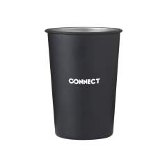 Tasse en acier inoxydable indestructible et réutilisable. Paroi simple. Capacité 350 ml. Emballé par 5 pièces dans une boîte. Le prix mentionné est par tasse.