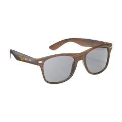 Klassische Sonnenbrille in Holzoptik. UV 400 Schutz (gemäß europäischen Standards).