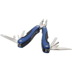 Stylish 11 function multi tool. Nylon pouch included.