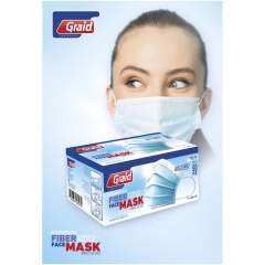 Graid Protection. Masque de type IIR avec 3 couches. Masque avec attaches élastiques solides et agréables à porter, ainsi qu'un pince-nez permettant un bon maintien. Ce masque a une filtration anti bactérienne importante. Le port d'un masque jetable est recommandé par les professionnels de santé et les autorités afin de réduire le risque de contamination et d'infection. Ce masque est confortable et n'irrite pas la peau. Il a le marquage CE en conformité avec la directive européenne sur les produits médicaux  93/42/EEC, Annex V.3&Vii, Class 1 rule 1. Ce masque Type IIR est approuvé en conformité avec la norme EN 14683:2019. Il résiste aux éclaboussures et garantit un taux de filtration des bactéries (BFE) ≥ 98%. Biocompatibilité testée. Uniquement disponible par séries de 50 (quantité minimale de commande de 50 pièces). Livrées sous boite carton 10 x 8 x 19 cms.