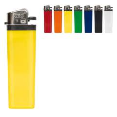 Briquet jetable. Flamme réglable avec sécurité enfants. Possibilité de marquage en digital (quadri) ou en sérigraphie (4 couleurs pantones). Avec le marquage digital, le prix reste le même peu importe le nombre de couleurs de marquage. Tous nos produ...