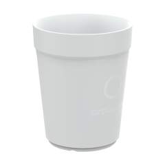 Gobelet réutilisable et empilable de la marque Circulware. Ce gobelet est fabriqué à partir de plastique de haute qualité et peut être réutilisé jusqu'à 500 fois. Convient pour un café chaud ou une boisson rafraîchissante. Une excellente alternative au gobelet jetable. Ce gobelet est léger, facile à nettoyer et empilable, et un excellent gain de place. Sans BPA et approuvé pour les aliments. Passe au lave-vaisselle et au micro-ondes. Passe au lave-vaisselle et au micro-ondes. 100% recyclable. Ce gobelet contribue à une économie circulaire. Conception hollandaise. Fabriqué en Hollande. Capacité 300 ml.