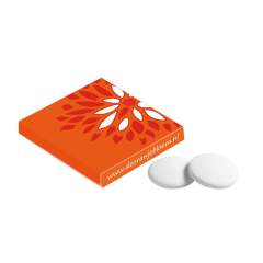 Full colour printed square box, filled with 4 imperial mints