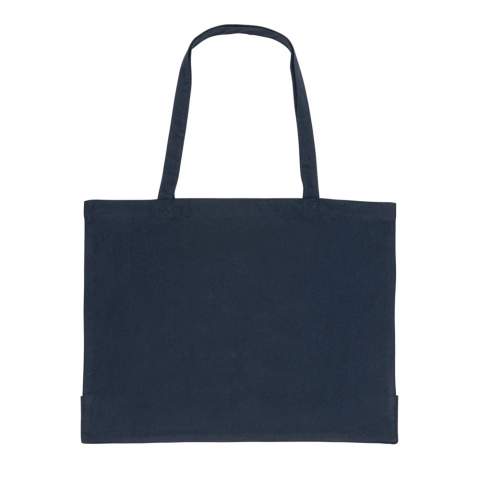 Tell a true story about sustainability and wear it with pride! Carry all your essentials in this functional recycled 145 gsm cotton tote bag. The tote bag features a 14cm gusset for extra storage and is embedded with AWARE™ tracer technology. With AWARE™, the use of genuine recycled fabric materials (70% rcotton/30% rpet) and water reduction impact claims are guaranteed. Save water and use genuine recycled fabrics. If you choose this item you save 860 litres of water. With the focus on water, 2% of proceeds of each Impact product sold will be donated to Water.org. Water savings are based on figures when compared to conventional fibre. This calculated indication is based on reliable LCA data as published by Textile Exchange in their Material Snapshots 2016.<br /><br />PVC free: true