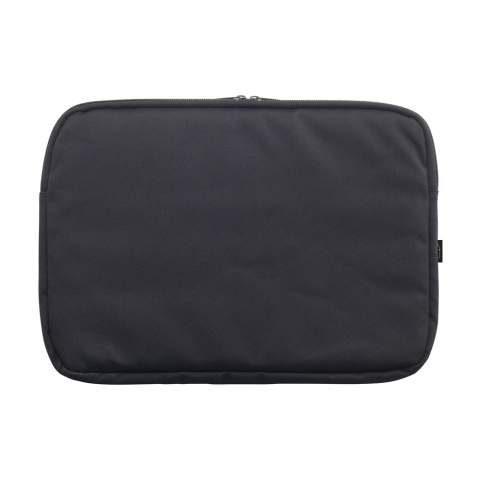 WoW! Stevige 13 inch laptophoes van 600D RPET polyester (gemaakt van PET-flessen). Het gevoerde hoofdvak is voorzien van een rits en foam ter bescherming van de laptop. Met extra ritsvak aan de voorzijde.